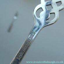 Load image into Gallery viewer, David Andersen 1960s NORWEGIAN 830 Solid Silver Pickle Fork and Small Cream Spoon
