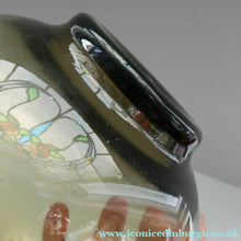 Load image into Gallery viewer, 1960s NORWEGIAN Glass Vase with etched Plus Mark on the base. 7 inches
