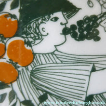 Load image into Gallery viewer, 1960s Norwegian  PLATE by Figgjo Flint (Sicilia Design) by Turi Gramstad. A Boy with Grapes
