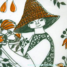 Load image into Gallery viewer, 1960s Norwegian PLATE by Figgjo Flint (Sicilia Design) by Turi Gramstad. A Boy with Tray of Orchard Fruits
