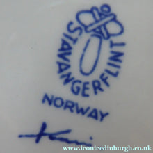 Load image into Gallery viewer, 1960s NORWEGIAN Stavangerflint Wall Decoration Plate. Larvik Ferry &amp; Sandifjord and VisAfold
