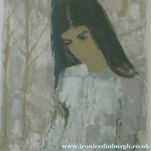 Load image into Gallery viewer, Mid Century Modern Art. Pencil Signed Colour Lithograph. Woman and Child Signed and dated 1963
