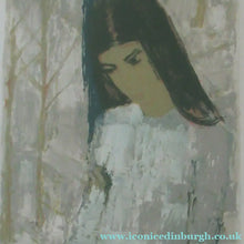 Load image into Gallery viewer, Mid Century Modern Art. Pencil Signed Colour Lithograph. Woman and Child Signed and dated 1963
