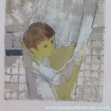 Load image into Gallery viewer, Mid Century Modern Art. Pencil Signed Colour Lithograph. Woman and Child Signed and dated 1963
