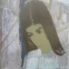 Load image into Gallery viewer, Mid Century Modern Art. Pencil Signed Colour Lithograph. Woman and Child Signed and dated 1963
