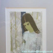 Load image into Gallery viewer, Mid Century Modern Art. Pencil Signed Colour Lithograph. Woman and Child Signed and dated 1963
