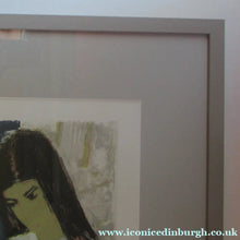 Load image into Gallery viewer, Mid Century Modern Art. Pencil Signed Colour Lithograph. Woman and Child Signed and dated 1963

