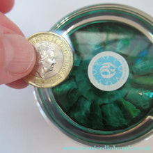 Load image into Gallery viewer, 1960s Paul Ysart Paperweight. Orange Flower with Original Label
