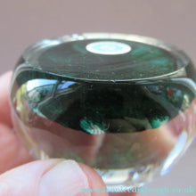 Load image into Gallery viewer, 1960s Paul Ysart Paperweight. Orange Flower with Original Label
