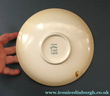 Load image into Gallery viewer, 1960s POOLE Shallow Dish or Bowl. Fantastic Abstract Design with Studio Pottery Stamp on Base
