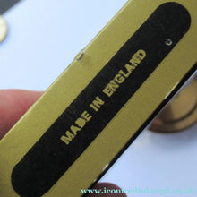 Load image into Gallery viewer, 1960s Gold Tone Margaret Rose Face Powder Compact with Mock Cameo
