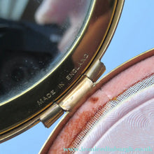 Load image into Gallery viewer, Coloured Foils Vintage Powder Compact with Sailing Ships in Harbour
