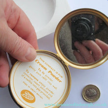 Load image into Gallery viewer, Vintage Powder Compact Boots the Chemist Pale Pink Roses
