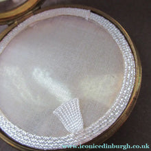 Load image into Gallery viewer, Vintage 1960s Red Tartan Pattern Face Powder Compact
