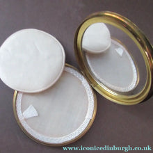 Load image into Gallery viewer, Vintage 1960s Red Tartan Pattern Face Powder Compact
