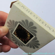 Load image into Gallery viewer, 1960s Powder Compact with Incised Gold Abstract Ring Pattern 
