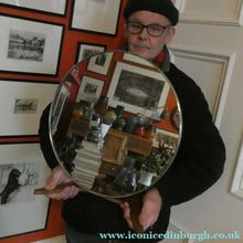Load image into Gallery viewer, LARGE Rare 1960s Vintage G-Plan Style Desktop Teak Swivel Vanity Mirror
