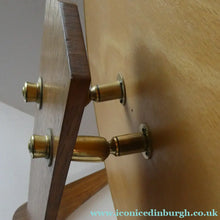 Load image into Gallery viewer, LARGE Rare 1960s Vintage G-Plan Style Desktop Teak Swivel Vanity Mirror
