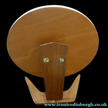 Load image into Gallery viewer, LARGE Rare 1960s Vintage G-Plan Style Desktop Teak Swivel Vanity Mirror
