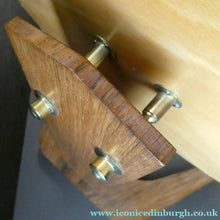 Load image into Gallery viewer, LARGE Rare 1960s Vintage G-Plan Style Desktop Teak Swivel Vanity Mirror
