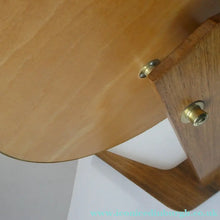 Load image into Gallery viewer, LARGE Rare 1960s Vintage G-Plan Style Desktop Teak Swivel Vanity Mirror
