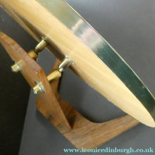 Load image into Gallery viewer, LARGE Rare 1960s Vintage G-Plan Style Desktop Teak Swivel Vanity Mirror
