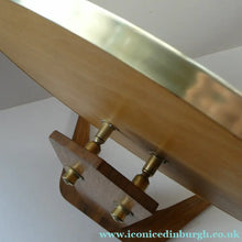 Load image into Gallery viewer, LARGE Rare 1960s Vintage G-Plan Style Desktop Teak Swivel Vanity Mirror
