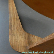 Load image into Gallery viewer, LARGE Rare 1960s Vintage G-Plan Style Desktop Teak Swivel Vanity Mirror
