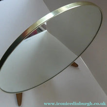 Load image into Gallery viewer, LARGE Rare 1960s Vintage G-Plan Style Desktop Teak Swivel Vanity Mirror
