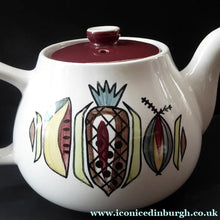 Load image into Gallery viewer, 1960s Langley Jamaica Pattern Teapot Tropical Fruits
