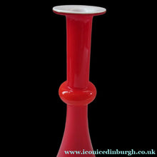Load image into Gallery viewer, 1960s CARNABY Glass Vase. Designed by Per Lutken for Holmegaard Glass
