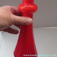 Load image into Gallery viewer, 1960s CARNABY Glass Vase. Designed by Per Lutken for Holmegaard Glass
