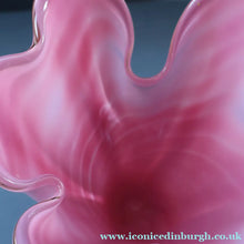 Load image into Gallery viewer, Vintage 1960s Rose Pink Chunky JAPANESE GLASS Vase by Hineri Iwatsu, Japan
