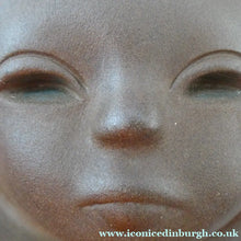 Load image into Gallery viewer, Vintage RUSSIAN 1960s Pottery Figurine of the Head of a Little Girl. With Tekt Pottery Label Inside TEKT
