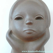 Load image into Gallery viewer, Vintage RUSSIAN 1960s Pottery Figurine of the Head of a Little Girl. With Tekt Pottery Label Inside TEKT
