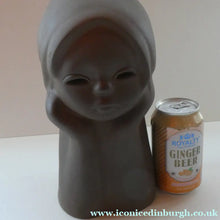 Load image into Gallery viewer, Vintage RUSSIAN 1960s Pottery Figurine of the Head of a Little Girl. With Tekt Pottery Label Inside TEKT
