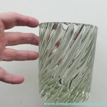 Load image into Gallery viewer, Scandinavian Glass Vase. Made in Finland. Designed by Kaj Franck for Nuutajarvi Notsjo 1963
