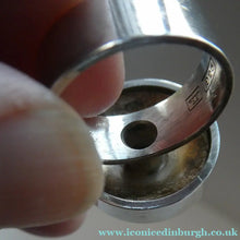 Load image into Gallery viewer, Vintage Scandinavian Miniamalistic 925 Sterling Silver Ring. Size N / 0
