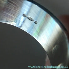 Load image into Gallery viewer, Vintage Scandinavian Miniamalistic 925 Sterling Silver Ring. Size N / 0
