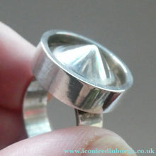 Load image into Gallery viewer, Vintage Scandinavian Miniamalistic 925 Sterling Silver Ring. Size N / 0
