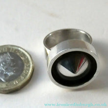Load image into Gallery viewer, Vintage Scandinavian Miniamalistic 925 Sterling Silver Ring. Size N / 0

