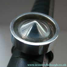 Load image into Gallery viewer, Vintage Scandinavian Miniamalistic 925 Sterling Silver Ring. Size N / 0
