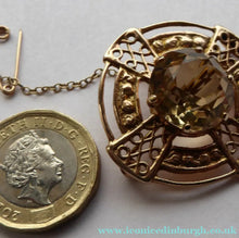 Load image into Gallery viewer, Scottish 9ct Gold Brooch 1960s by Robert Allison
