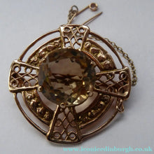 Load image into Gallery viewer, Scottish 9ct Gold Brooch 1960s by Robert Allison
