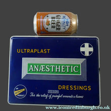 Load image into Gallery viewer, Vintage 1960s SCOTTISH First Aid Kit in a Tin (with some vintage contents). Wallace, Cameron &amp; Co Ltd (Glasgow)
