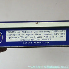 Load image into Gallery viewer, Vintage 1960s SCOTTISH First Aid Kit in a Tin (with some vintage contents). Wallace, Cameron &amp; Co Ltd (Glasgow)

