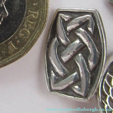 Load image into Gallery viewer, Vintage Scottish Silver Cufflinks. Signed John Hart with Viking and Celtic Patterns
