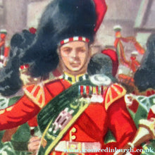 Load image into Gallery viewer, 1960s Vintage Kemps Scottish Shorbread Tin with Black Watch Regiment Leacing Edinurgh Castle
