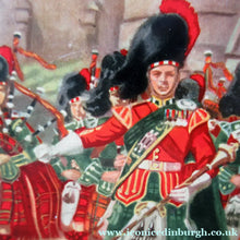 Load image into Gallery viewer, 1960s Vintage Kemps Scottish Shorbread Tin with Black Watch Regiment Leacing Edinurgh Castle
