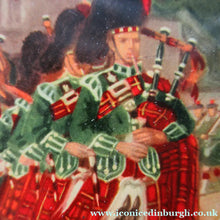 Load image into Gallery viewer, 1960s Vintage Kemps Scottish Shorbread Tin with Black Watch Regiment Leacing Edinurgh Castle
